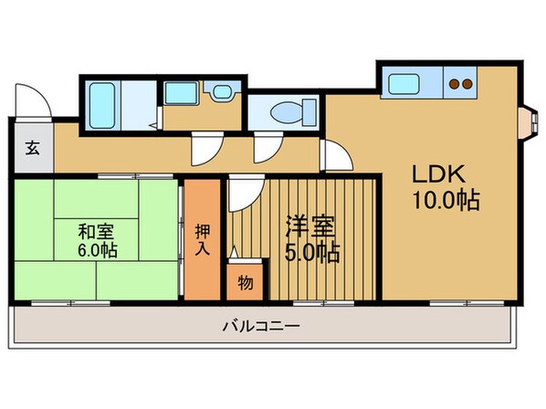 コンチネンタル鶴見の物件間取画像